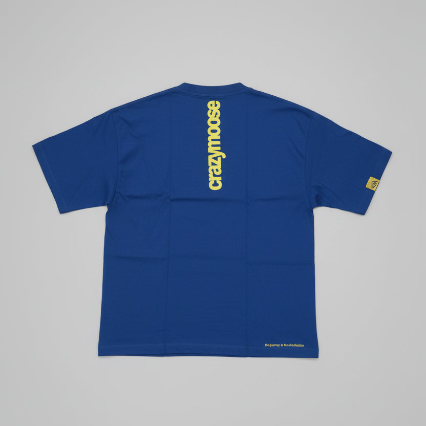 Vintage Royal Blue Tee – Heavyweight Cotton