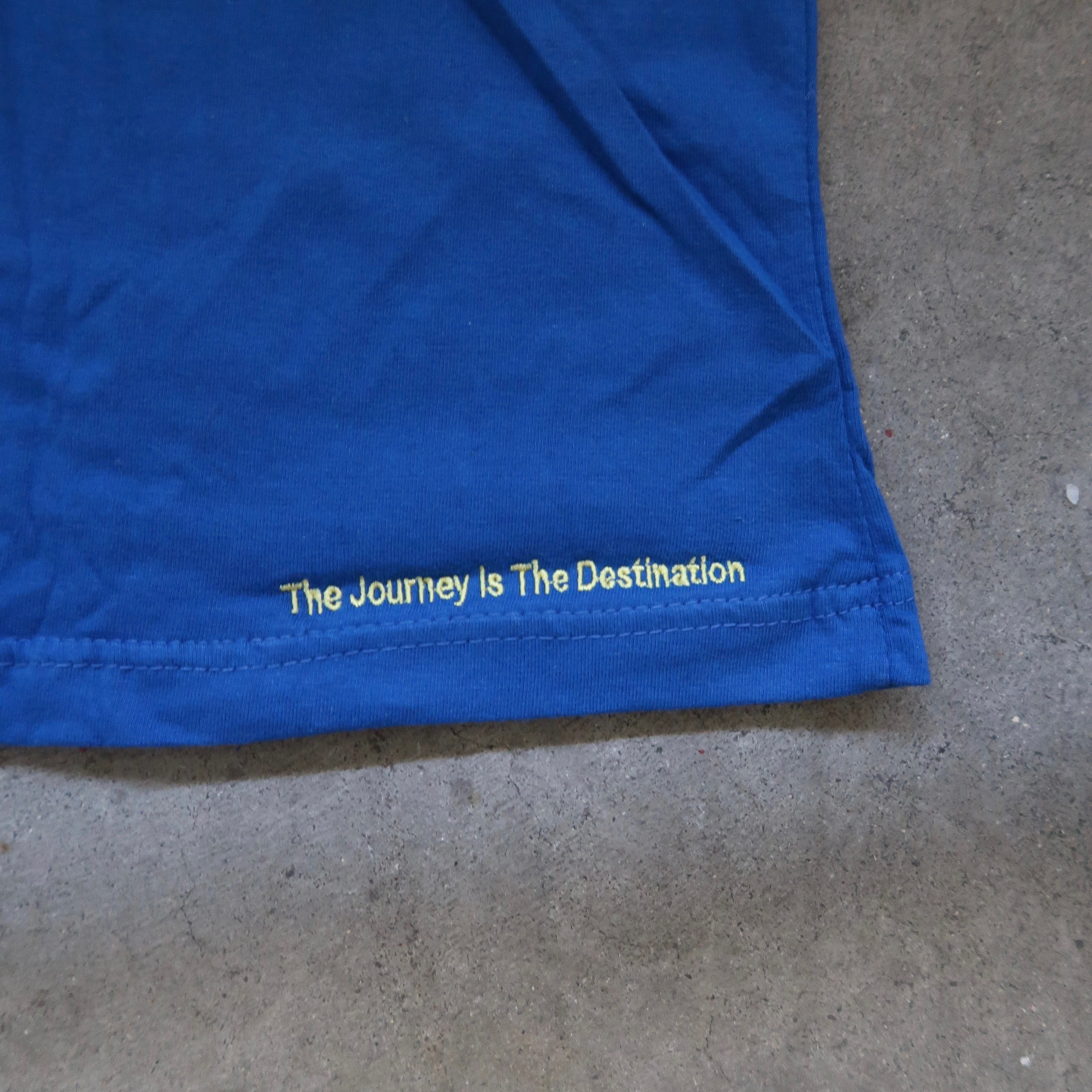 Vintage Royal Blue Tee – Heavyweight Cotton