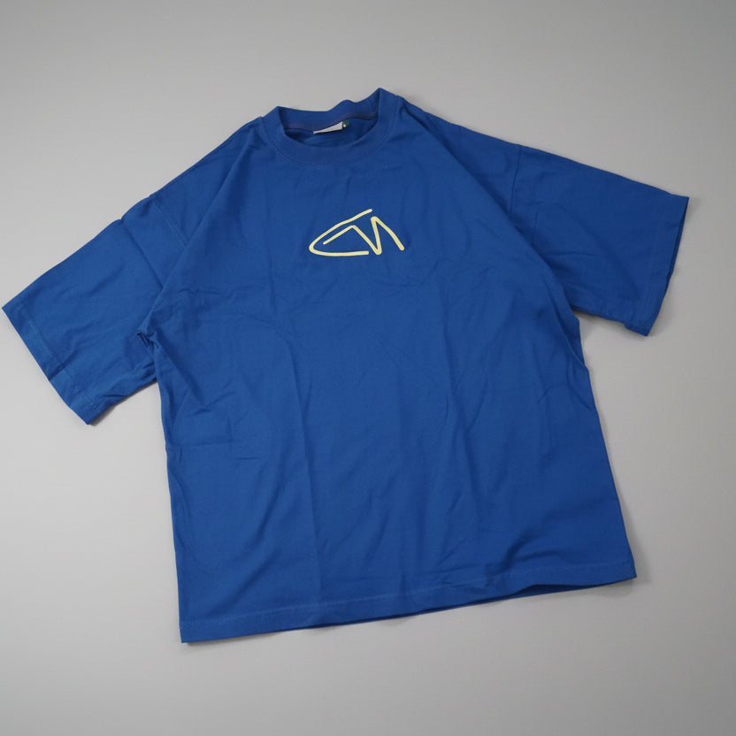 Vintage Royal Blue Tee – Heavyweight Cotton